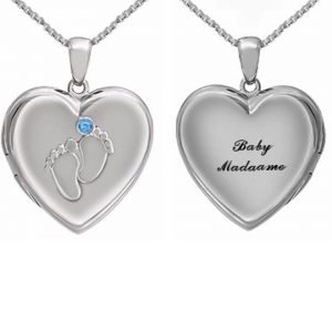 Madaame Baby Heart Locket Pendant