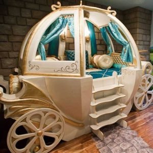 Luxurious Carriage Children's Bed for Little Princesses and Princes