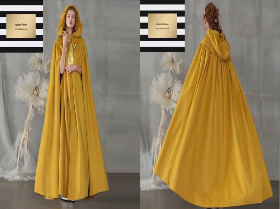 Yellow-Abaya-Hooded-CapeORIG Yellow Hooded abaya cloak