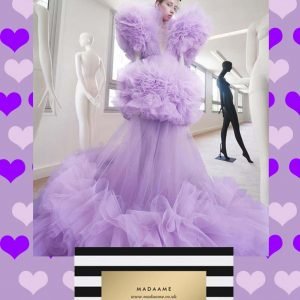 Lovely Lavender Maxi Gown Dress