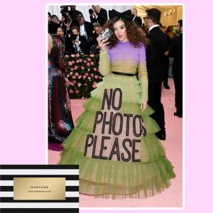 No Photos Please Haute Couture fashion Dress