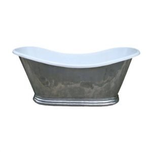 Antique French Bathroom Grey Tub