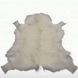 Arctic White Reindeer Rug