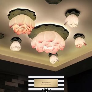 Lotus Flower Garden Chandeliers