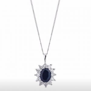 Cubic Zirconia Cluster Pendant