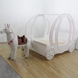 Children's Princess Carriage Bed for Little Princesses