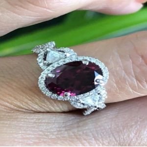 Ruby Diamond Ring For Women