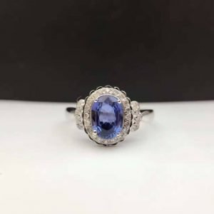 Natural Sapphire Wedding Ring For Engagements and Weddings