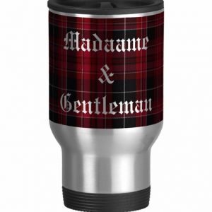Pride of Wales Tartan Plaid Travel Mug