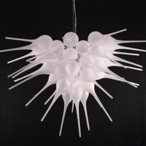 Italian White Crystal Chandelier