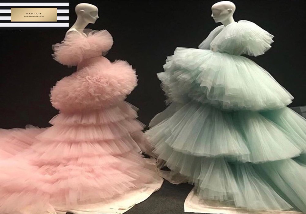 Ruffled-Ball-Gowns-1.jpg Ruffled Ball Gowns In Pink Or Mint Green