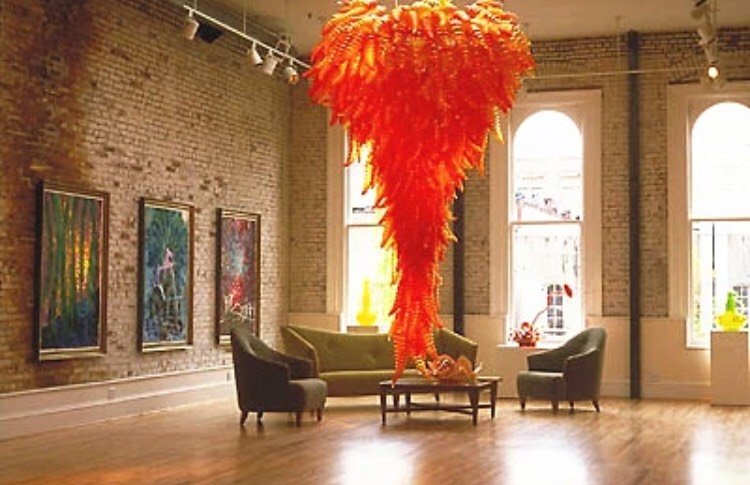 glass-italian-style-red-chandelier2.jpg Italian Red Glass Chandelier