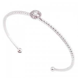 Diamond Half Open Bangle from Madaame