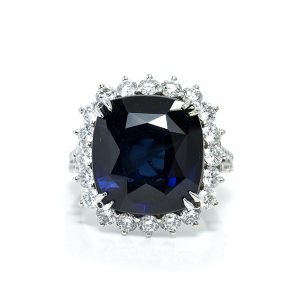 Diamond and Sapphire Ring