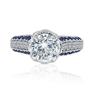 Princess Crown Engagement Ring